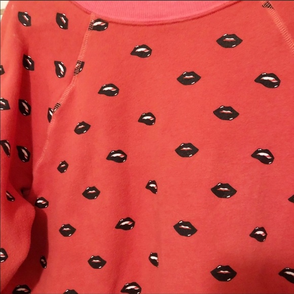 Wildfox LipService Crewneck Sweatshirt sz Medium - Picture 5 of 9